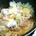 ゆかみお's cooksnap of when they made キャベツもやし豚肉の簡単重ね蒸し☆.