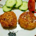 ■茉莉■'s cooksnap of when they made お弁当に＊照り焼きハンバーグ＊.