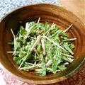 うさぎのジャック's cooksnap of when they made 家族大好き♪水菜のゴマサラダ♪.
