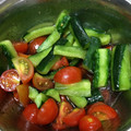 きむみきみき's cooksnap of when they made きゅうりとプチトマトの中華和え★.
