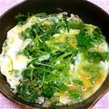 azalea0501's cooksnap of when they made 三つ葉が香る豚肉の絶品玉子とじ.