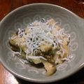 単！！'s cooksnap of when they made 焼きなすのしらす生姜のせ.