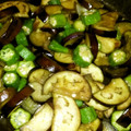 hiroko826's cooksnap of when they made 簡単♪なすとオクラのきんぴら風炒め☆.