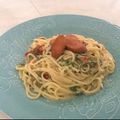 JamieKata's cooksnap of when they made バジル＆ベーコンマヨパスタ.