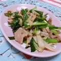 赤い電話's cooksnap of when they made 豚肉とニラとごぼうの甘辛炒め.