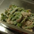mayupotato's cooksnap of when they made ゴーヤサラダ.