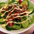 yucca**'s cooksnap of when they made サバ味噌煮缶の簡単サラダ.