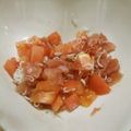 ようすけとはるひこ's cooksnap of when they made 生ハムトマトとシラスのサッパリ和え.