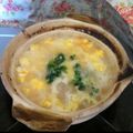 cork's cooksnap of when they made 梅と生姜のヘルシーたまご粥.