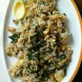 鳳我ちんママ's cooksnap of when they made 離乳食【後期】ほうれん草の炒飯☆.