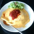 550721's cooksnap of when they made カゴメ基本のトマトソースでオムライス.