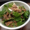 takabamaki's cooksnap of when they made 頑張り所。【水菜と砂肝の塩ナムル】簡単♪.