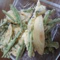 海老ふりゃ～'s cooksnap of when they made 彩りキレイ！ささぎ豆のかき揚げ.