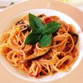 れな1992's cooksnap of when they made 自家製なすとバジルのトマトパスタ♫.