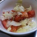 ナウちゃん's cooksnap of when they made 自家製玉ねぎドレッシングでサラダ☆.