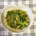 ファン王子w's cooksnap of when they made 簡単♪ツナとチンゲンサイの炒め煮.