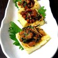 BIGI's cooksnap of when they made あぶらあげと納豆で☆トースターおつまみ.
