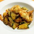 亞っ子's cooksnap of when they made ズッキーニと海老のバター醤油炒め.