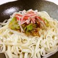 papikun's cooksnap of when they made 暑い日に♪食べラーキャベツの冷やしうどん.