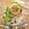 あけちゃんち。's cooksnap of when they made ゴーヤとささみの梅おろし和え.
