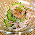 あけちゃんち。's cooksnap of when they made ゴーヤとささみの梅おろし和え.