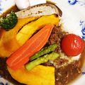 yohcchii's cooksnap of when they made フライパンで挽肉の夏野菜カレー.
