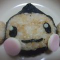 のりまりん's cooksnap of when they made キャラ弁♬♫おさるちゃんおにぎり.