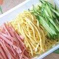 ちょこ☆1205☆'s cooksnap of when they made 絡まらない!!冷やし中華弁当*'.