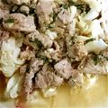 ひーくんゆーくんまま's cooksnap of when they made レンジで簡単！キャベツともやしを梅豚肉で.