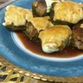 どる嫁's cooksnap of when they made 煮込みハンバーグ風♡ピーマンの肉詰め.