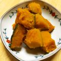 せつみか's cooksnap of when they made レンジde10分♡かんたんカボチャの煮物.