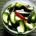 ｍａｒしゃん's cooksnap of when they made 日本酒でお漬け物（黒ウリ【かりもり】）.