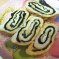 yuchinori's cooksnap of when they made 韓国海苔入りたまご焼き.