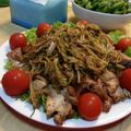 tattsun78's cooksnap of when they made 白髪ネギ×生姜×にんにくの薬味乗せ唐揚げ.