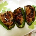 まいたけたろう's cooksnap of when they made ずぼらさんの！ピーマンの肉詰め♡.