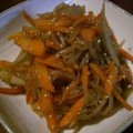 チョビ～☆'s cooksnap of when they made 白滝＋ごぼうのきんぴら.