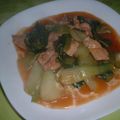 Jock's cooksnap of when they made 青梗菜と鶏胸肉の豆板醤炒め.