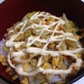 ぬぬぬぬぴ's cooksnap of when they made 焼き肉のたれで♡ツナトマキャベ丼.