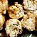 くぅﾁｬﾝ♪'s cooksnap of when they made 鶏ひき肉の油揚げ巻！.