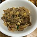 のみねこα's cooksnap of when they made すき焼き風牛肉としめじの卵とじ。.
