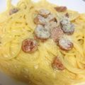 鳥さん、's cooksnap of when they made ランチに最適♡簡単カルボナーラ.