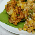 すみごん's cooksnap of when they made と〜っても簡単♬ トウモロコシのかき揚げ.