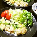 kebeibiko's cooksnap of when they made カリカリ揚げ焼き鶏☆花椒マヨポンソース.