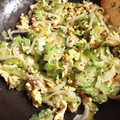 hinamathu's cooksnap of when they made めんつゆでご飯のお供ゴーヤとツナの炒め物.