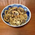 ごんぎん's cooksnap of when they made 牛肉と蓮根のキンピラ.