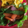 枝めろ's cooksnap of when they made お弁当のおかず★にんじんと絹さやのソテー.