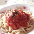 makitan22's cooksnap of when they made トマト冷やしうどん♡パスタにも.