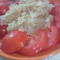 しゅーみーはづmam's cooksnap of when they made 冷やしトマト★簡単玉ねぎドレッシングのせ.