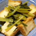 ♩キティ♩'s cooksnap of when they made 厚揚げと小松菜の煮物.