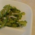 YOUCHIA's cooksnap of when they made 苦くない☆簡単ゴーヤのしらすポン酢和え.